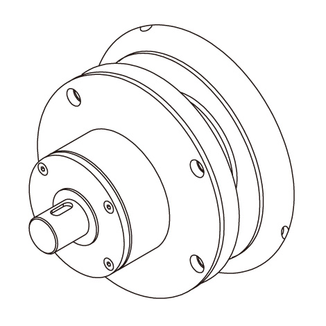 Foot Mount Sliding Safety Chuck With Shaft End